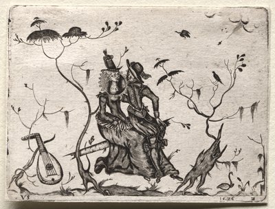 Par elskere, 1626. av Valentin Sezenius