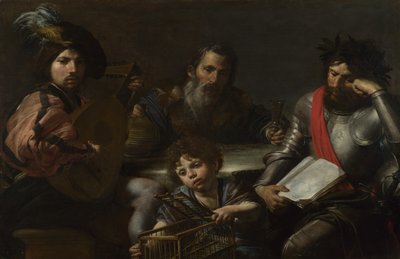 Menneskets fire aldre, ca. 1629 av Valentin de Boullogne