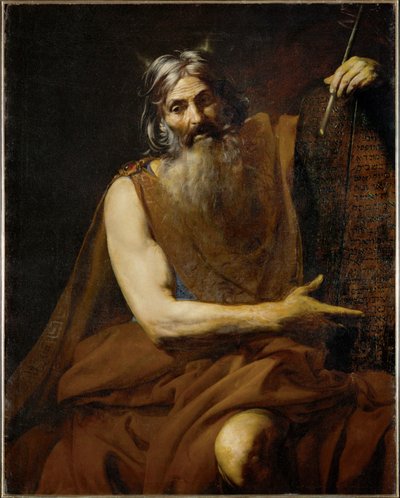 Moses (maleri på lerret) av Valentin de Boulogne