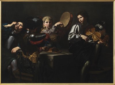 Musikere og soldater av Valentin de Boulogne