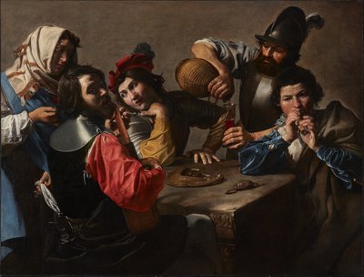 The Concert, ca. 1625 (olje på lerret) av Valentin de Boulogne