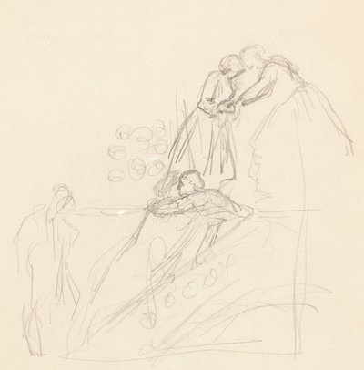 Figurstudier [verso] av Valentine Cameron Prinsep