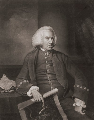 John Boydell. Portrett (trykk) av Valentine Green