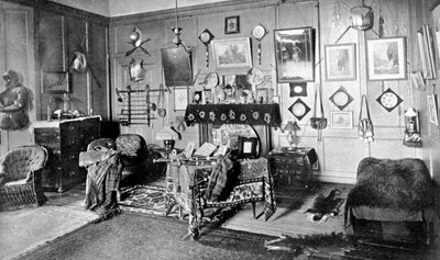 Et rom i Stirling Castle, Skottland, 1924-1926. av Valentine and Sons Ltd