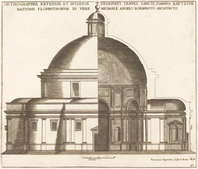Del av kirken St. Johannes døperen av Valerien Regnard