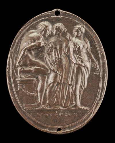 Orestes løslatt fra furiene, sannsynligvis 1520-tallet, før 1540. av Valerio Belli