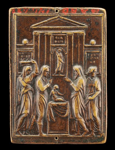 Presentasjon av Kristus i tempelet [omvendt], ca. 1530-årene. av Valerio Belli