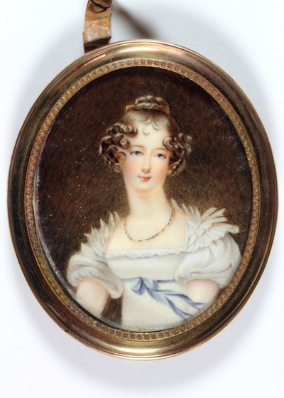 Lady Charlotte Cavendish Bentinck (emalje) av Vanacker (manner of)