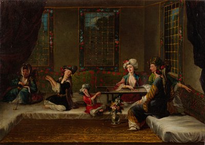 Kvinnerbrodering, 1730-årene av Vanmour