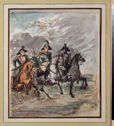 Paraden under innvielsen av monumentet til Minin og Pozharsky i Moskva 20. februar 1818 (Parade om åpningen av monumentet til Minin og Pozharsky i Moskva av Vasili Andreevich Tropinin