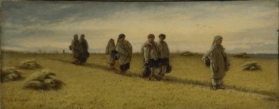 Reapers Return of the Field i Ryazan-provinsen, 1874 av Vasili Grigorevich Perov