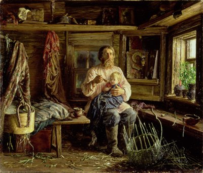 Den blinde ektemannen, 1884 av Vasili Maksimovich Maksimov