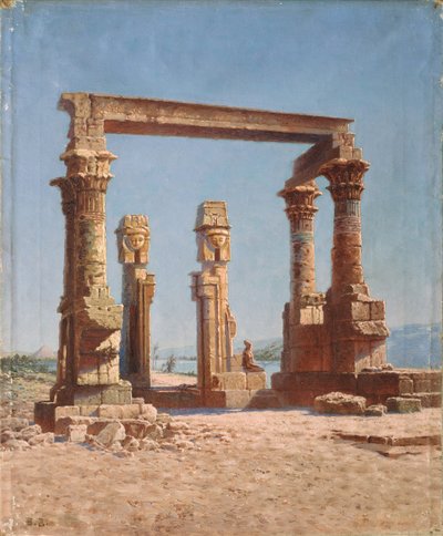 En tempelruin i Egypt av Vasili Vasilievich Vereshchagin