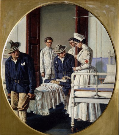 På et militærsykehus, 1901 av Vasili Vasilievich Vereshchagin