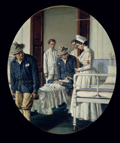 På et militærsykehus av Vasili Vasilievich Vereshchagin