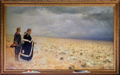 The Vanquished, requiem (The Vanquished, Requiem) (Etter beleiringen av Pleven (Plevna) i Bulgaria, russisk-tyrkisk krig av Vasili Vasilievich Vereshchagin