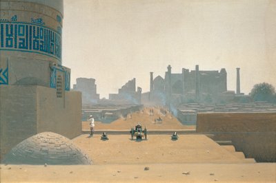 Main Street i Samarkand, tidlig om morgenen av Vasili Vasilievich Vereshchagin