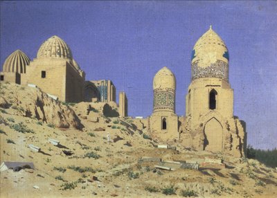 Necropolis Shah-i-Zinda The Living King i Samarkand, 1869-1870 av Vasili Vasilievich Vereshchagin