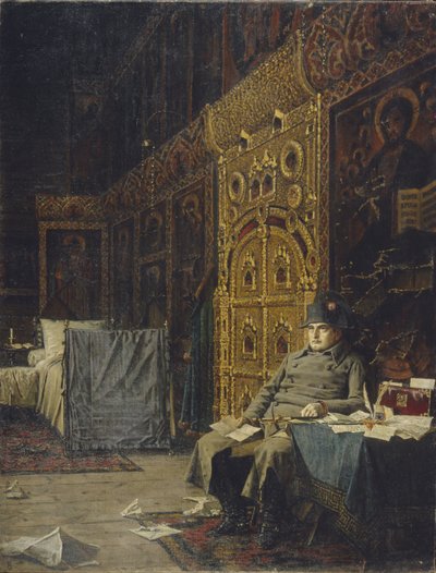 Er på vei. Dårlige nyheter fra Frankrike, 1899-1900 av Vasili Vasilievich Vereshchagin