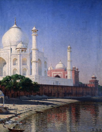 Taj Mahal i Agra av Vasili Vasilievich Vereshchagin