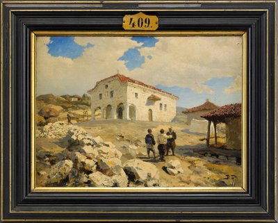 En kirke på Balkan, 1877 av Vasilij Dmitrievich Polenov