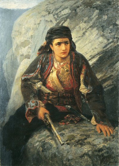 Hercegovinianeren på utkikk av Vasilij Dmitrievich Polenov