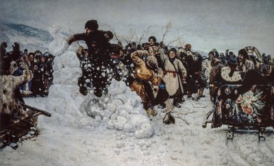 Snøstorm på festningen av Vasilij Ivanovic Surikov