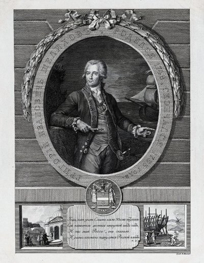 Grigory Ivanovich Shelikhov 1747-1795, sent på 1700-tallet. av Vasily Ivanovich Ivanov