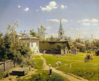 Moskva gårdsplass av Vasily Polenov