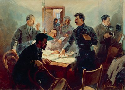 Staben for oktoberrevolusjonen i 1917 av Vasily Semyonovich Svarog