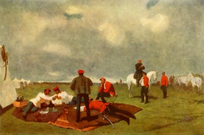 A Military Camp, sent på 1800-tallet, 1965. av Vasily Vereshchagin