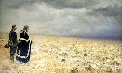 The Vanquished, Requiem, c1877-c1878 av Vasily Vereshchagin
