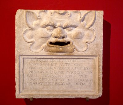 Sannhetens munn (Bocca di Leone) (marmor) av Venetian School