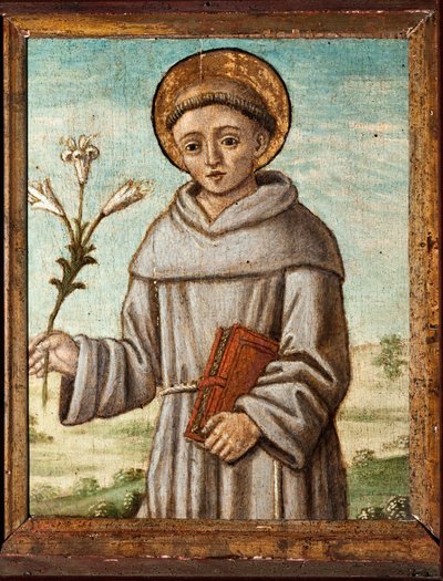 St Antonius av Padua (maleri av Venetian School