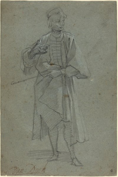 Figur av en mann [recto] av Ventura Salimbeni
