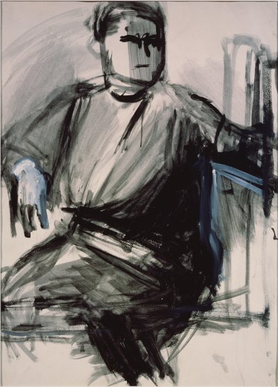 Selvportrett, 1934 av Vera Mikhailovna Yermolayeva