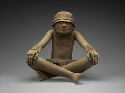 Ballspiller, 600–900 e.Kr. (keramikk) av Veracruz Veracruz