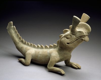 Iguana, 600–900 e.Kr. (keramikk) av Veracruz Veracruz
