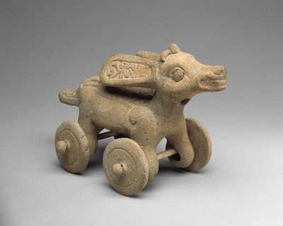 Hjort på hjul, 300–900 e.Kr. (keramikk) av Veracruz Veracruz