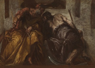Janus og Saturn, ca. 1730-70 av Veronese