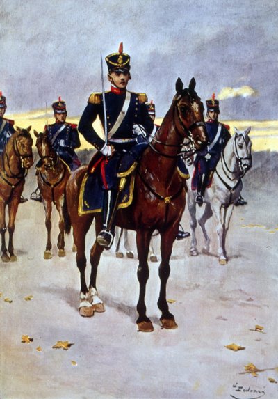 Den argentinske hæren montert grenaderoffiser av Vicente Blasco Ibanez