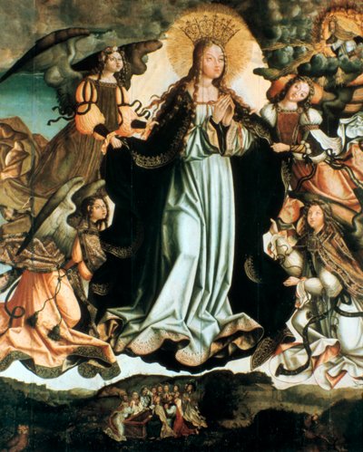 Jomfruens himmelfart, c1491-1518 av Vicente Gil