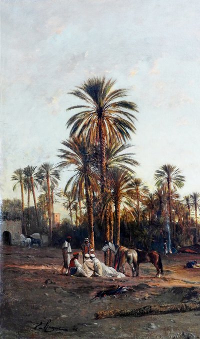 Oasekant, detalj av Victor Pierre Huguet