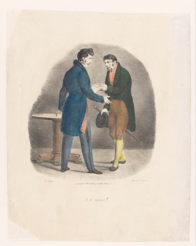 Ung mann mottar et brev Det er godt! (tittel på objekt) A Year in the Life of a Young Man (serietittel) Un an de la vie de jeune homme, histoire veritable (serietittel) av Victor Adam