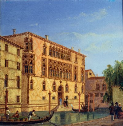Palazzo Giovanelli, 1800-tallet av Victor Adam