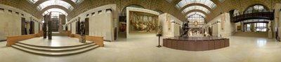 Interiør av Musée d'Orsay. Panoramafotografering (360¡). av Victor Alexandre Laloux