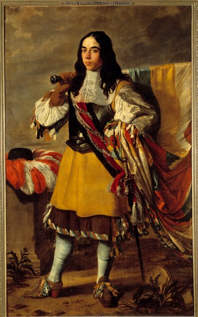 Et veggdørmaleri av Victor Boucquet (1619-1677) Søn fra 1600-tallet. 1,84x1,12 m av Victor Boucquet