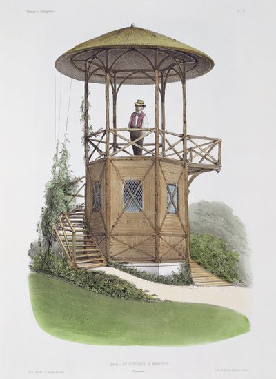 Rustikk paviljong ved Marcilly, fra 