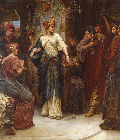Penelope and the Suitors, 1900 av Victor John Robertson