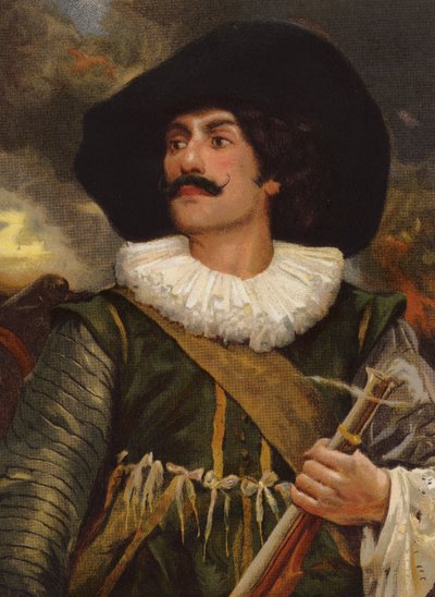 Portrett av en kavaler (chromolitho) av Victor John Robertson